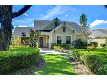 Charming house with landscaped yard and walkway at 6120 Watercolor Dr, Lithia, FL 33547