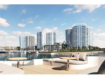 Luxury waterfront condo with a relaxing boat deck overlooking marina at 5120 Marina Way # 21406, Tampa, FL 33611