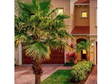 Luxury home with palm trees and landscaped yard at 3222 W Empedrado St, Tampa, FL 33629