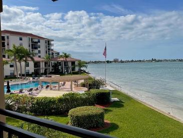 Stunning waterfront property with a pool and patio area at 6051 Sun Blvd # 207, St Petersburg, FL 33715