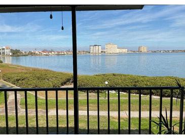 Stunning water view from screened balcony at 6218 Palma Del Mar S Blvd # 208, St Petersburg, FL 33715