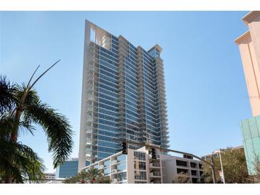 Modern high-rise building with glass and metal exterior at 145 2Nd S Ave # 616, St Petersburg, FL 33701