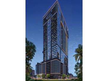 Stunning contemporary high-rise building with city views at 1101 E Jackson St # 3605, Tampa, FL 33602