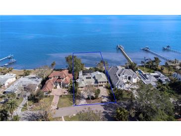 Luxury waterfront home with expansive backyard and private dock at 5926 Bahama Shores S Dr, St Petersburg, FL 33705