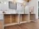 Modern kitchen island with ample storage space at 11826 River Shores Trl, Parrish, FL 34219
