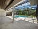 Relaxing pool and spa area with covered lanai at 11826 River Shores Trl, Parrish, FL 34219