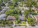 Aerial view of a home in a residential neighborhood at 512 1St E Ave, Bradenton, FL 34208