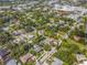 Aerial view showing a house's location in a residential area at 512 1St E Ave, Bradenton, FL 34208