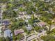 Aerial view of a house with a backyard pool at 512 1St E Ave, Bradenton, FL 34208