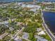 Property location shown from above with water view at 512 1St E Ave, Bradenton, FL 34208