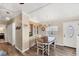 Bright dining area with wood table and built-in hutch at 1532 46Th Avenue E Dr, Ellenton, FL 34222