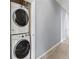 Stackable washer and dryer in a closet at 7317 Skybird Rd # 7317, Bradenton, FL 34209