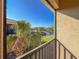 Relaxing screened balcony with scenic water views at 7317 Skybird Rd # 7317, Bradenton, FL 34209