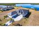 Luxury home with water access, aerial view at 5061 Collingswood Blvd, Port Charlotte, FL 33948