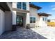Front entrance with double doors and paver walkway at 5061 Collingswood Blvd, Port Charlotte, FL 33948