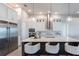 Modern kitchen with stainless steel appliances and large island at 5061 Collingswood Blvd, Port Charlotte, FL 33948