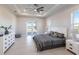 Spacious main bedroom with access to backyard and pool at 5061 Collingswood Blvd, Port Charlotte, FL 33948