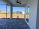 Spacious covered patio with water views and tiled flooring at 5061 Collingswood Blvd, Port Charlotte, FL 33948