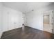 Bedroom with hardwood floors and ensuite bathroom at 3739 Caledonia Ln, Sarasota, FL 34240