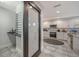 Modern kitchen with a built-in wine cooler at 611 Riviera Dunes Way # 702, Palmetto, FL 34221