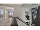 Elegant staircase with modern lighting and decor at 611 Riviera Dunes Way # 702, Palmetto, FL 34221