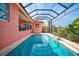 Enjoy the refreshing pool with a view from the house at 4409 Crews Ct, Port Charlotte, FL 33952