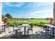 Enjoy the view from this outdoor patio overlooking the golf course at 12720 Sorrento Way # 102, Bradenton, FL 34211