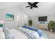 Spacious bedroom with ensuite bathroom and walk-in closet at 4629 Whirlaway Dr # B, Sarasota, FL 34233