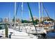 Stunning view of a marina filled with sailboats at 1155 N Gulfstream Ave # 406, Sarasota, FL 34236