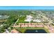 Aerial view showing community location and nearby amenities at 3784 Parkridge Cir # 22-203, Sarasota, FL 34243