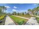 Relaxing bocce ball area with landscaping at 5770 Long Shore Loop, Sarasota, FL 34238