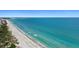 Expansive beach and ocean view from above at 531 Ranger Ln, Longboat Key, FL 34228