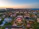 Bird's eye view of a waterfront home at sunset at 531 Ranger Ln, Longboat Key, FL 34228