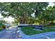 Gated entrance to Bay Isles Beach Club community at 2383 Harbour Oaks Dr, Longboat Key, FL 34228