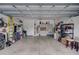 Well-organized garage with ample storage at 4826 Maymont Park Cir, Bradenton, FL 34203