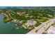 Aerial view of waterfront community and condo building at 516 Tamiami S Trl # 102, Nokomis, FL 34275