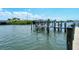 Private boat dock with lift and water access at 516 Tamiami S Trl # 102, Nokomis, FL 34275