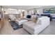 Open living space with modern furniture at 100 Sands Point Rd # 305, Longboat Key, FL 34228