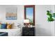 Bright bedroom with window seat and custom closet at 3544 San Remo Ter, Sarasota, FL 34239