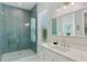 Spa-like bathroom with a walk-in shower and modern finishes at 149 Mckinley Dr, Sarasota, FL 34236