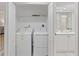 Convenient laundry room with washer and dryer in unit at 3702 54Th W Dr # 102, Bradenton, FL 34210