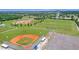 Aerial view of sports fields, including baseball and soccer fields at 6309 75Th E Ave, Palmetto, FL 34221