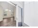 View from the patio into the living room at 318 Chartley N Ct, Sarasota, FL 34232