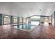 Relaxing indoor pool and spa area at 6655 41St Street E Cir, Sarasota, FL 34243