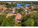 Community overview showcasing lakefront location and homes at 7360 Oak Moss Dr # 4, Sarasota, FL 34241