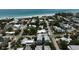 Aerial view showing home's location near beach and other houses at 4805 2Nd Ave, Holmes Beach, FL 34217