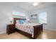 Bedroom with a queen bed and nightstands at 4805 2Nd Ave, Holmes Beach, FL 34217