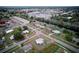 Aerial view showing home's location in residential neighborhood at 21874 Hernando Ave, Port Charlotte, FL 33952