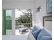 Private balcony view from bedroom, accessible through sliding doors at 2430 Floyd St, Sarasota, FL 34239