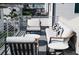 Modern balcony furniture with a view at 2446 Floyd St, Sarasota, FL 34239